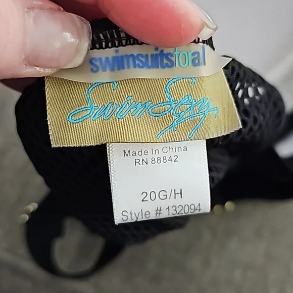 Swimsuits for All Swim Sexy Floral Print Mesh Bikini - Picture 6 of 11